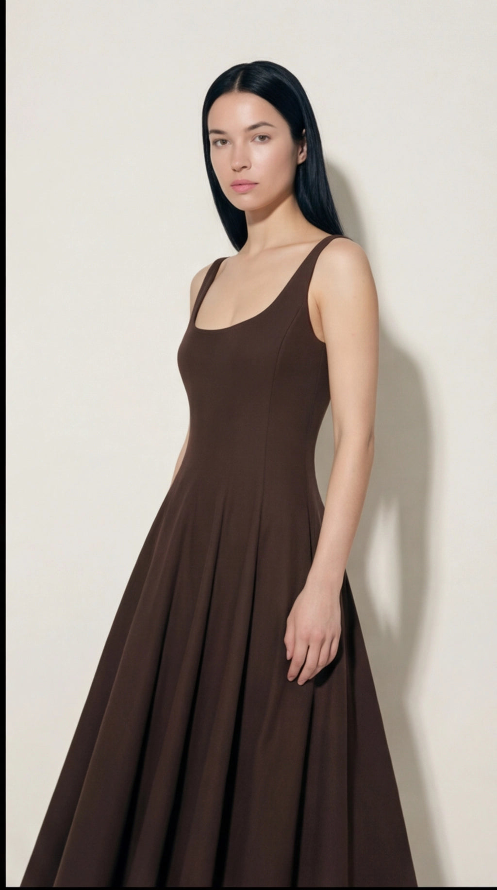 Celeste Espresso Midi Dress