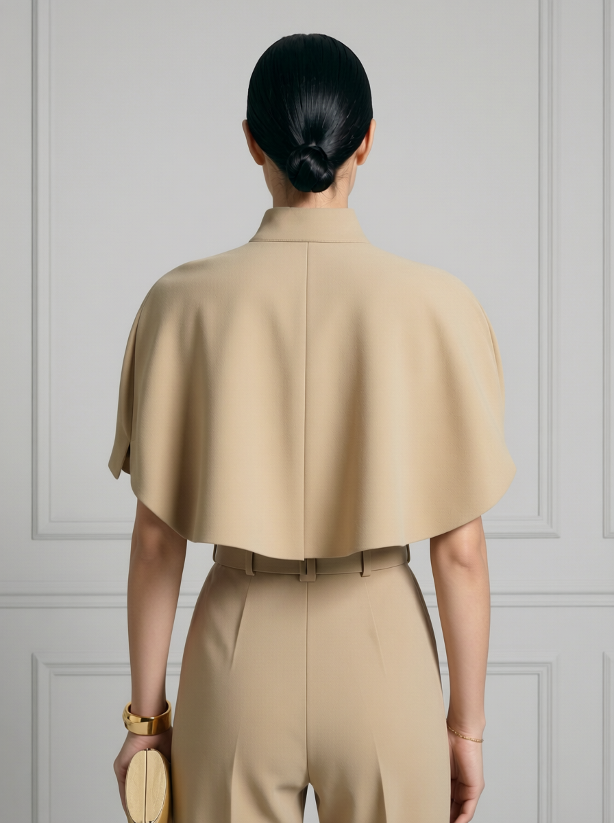 Elegance - Oat Beige Jumpsuit