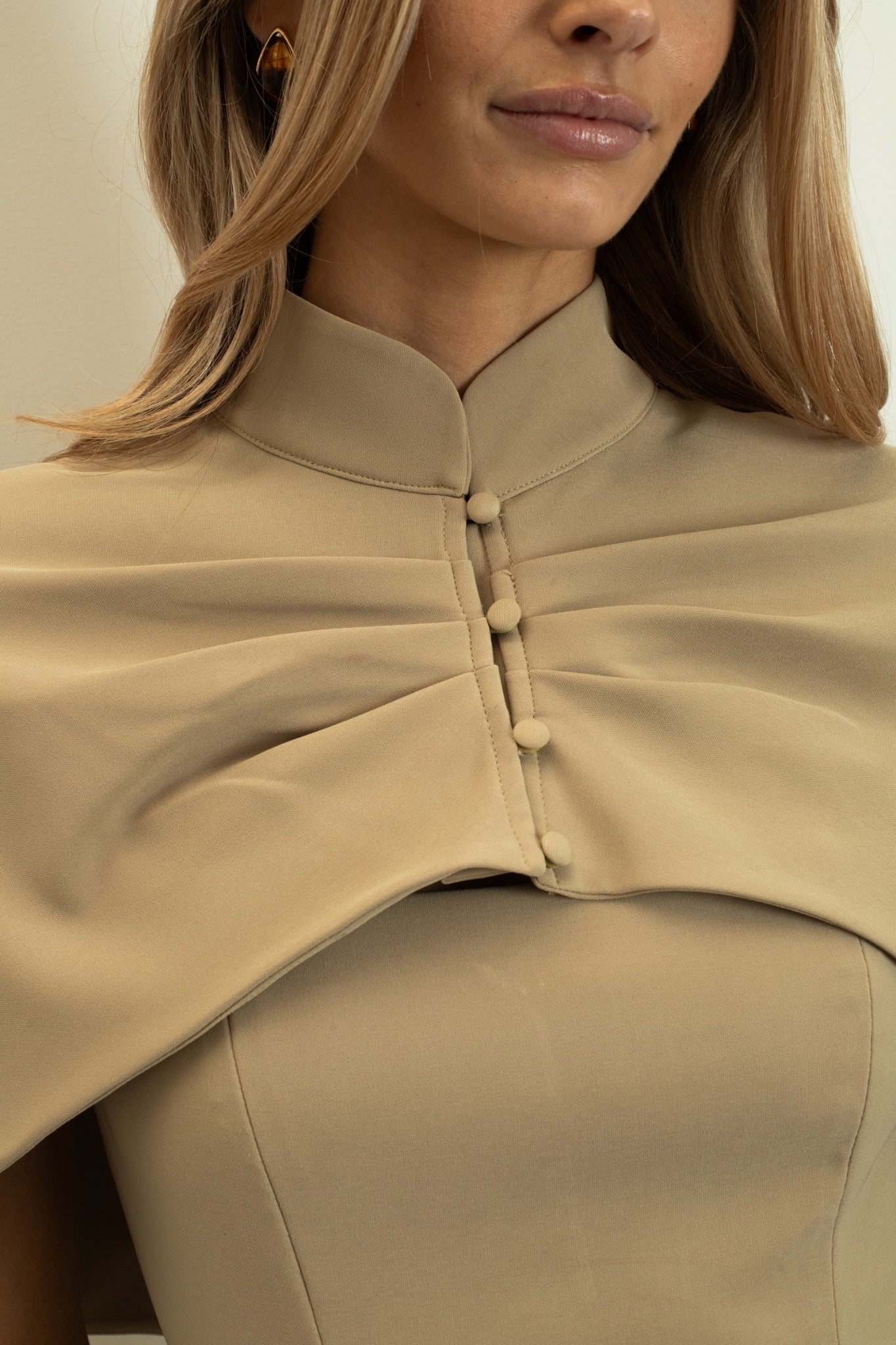 Elegance - Oat Beige Jumpsuit