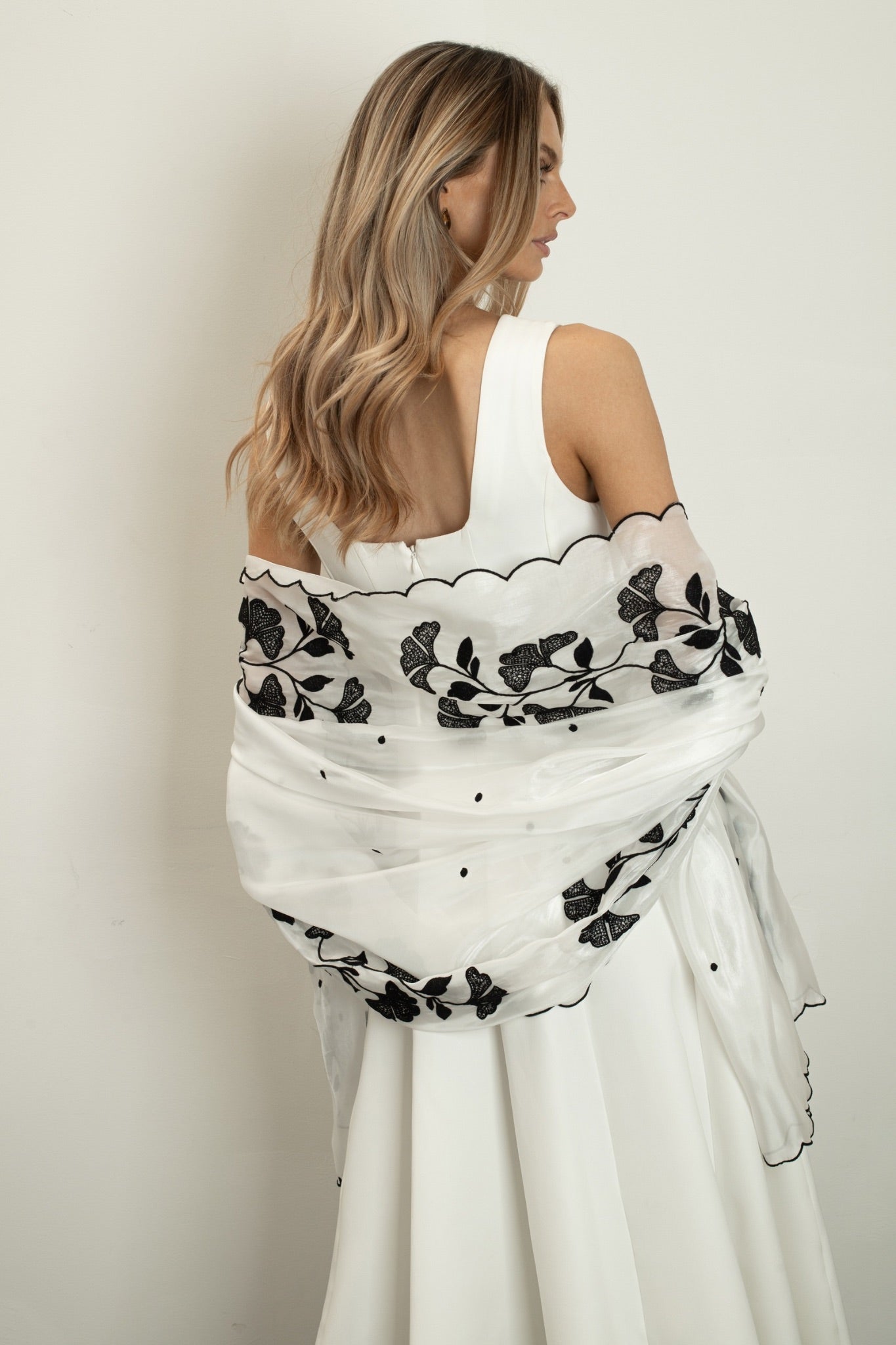 Celeste Ivory Midi Dress